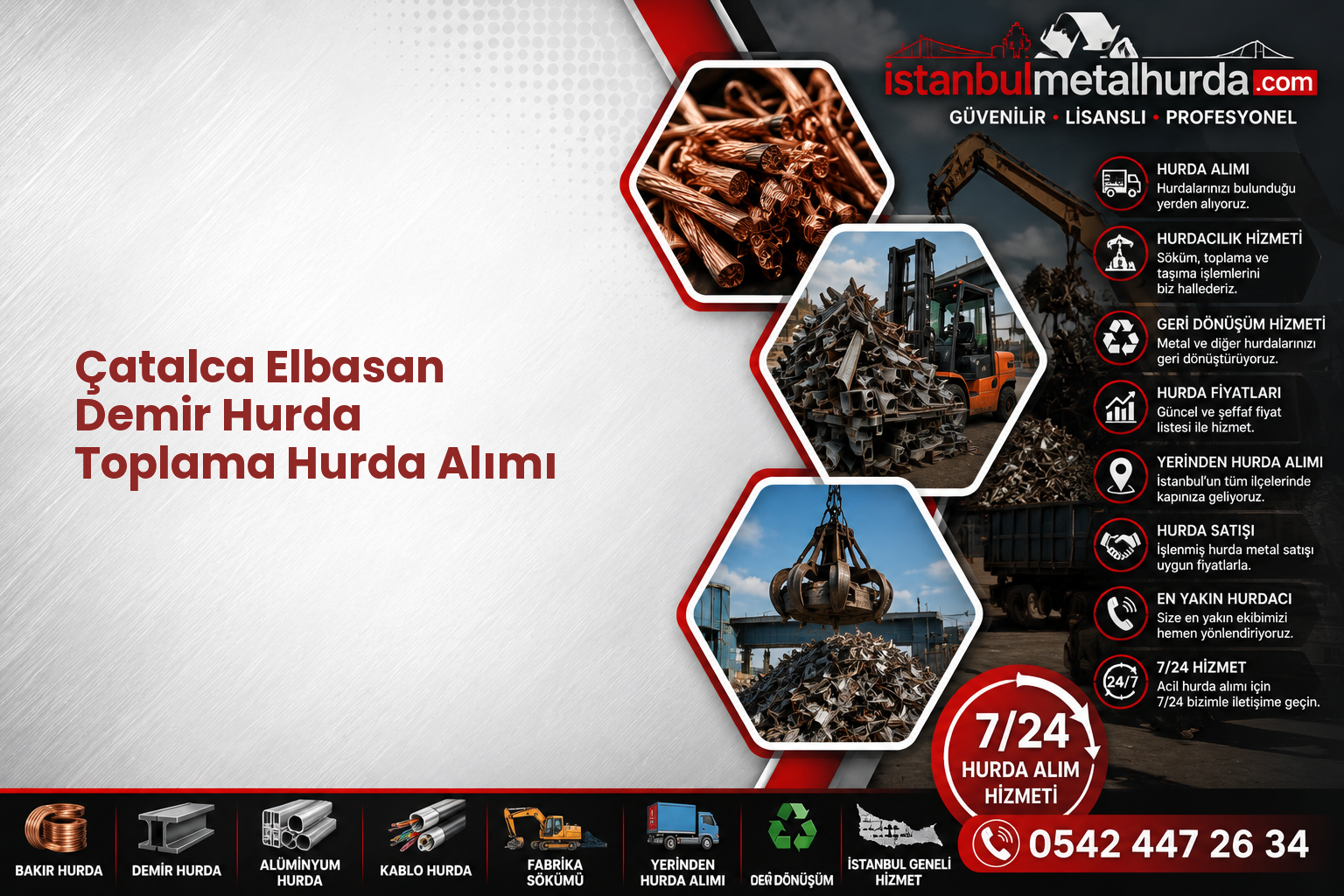 Çatalca Elbasan Demir Hurda Toplama Hurda Alımı