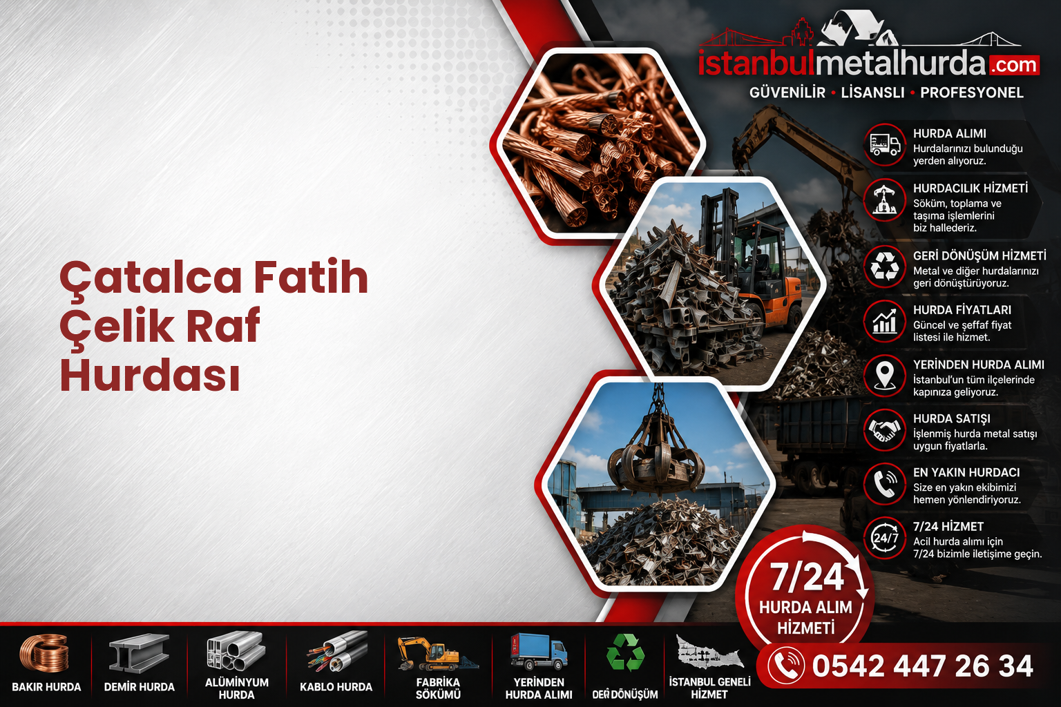 Çatalca Fatih Çelik Raf Hurdası