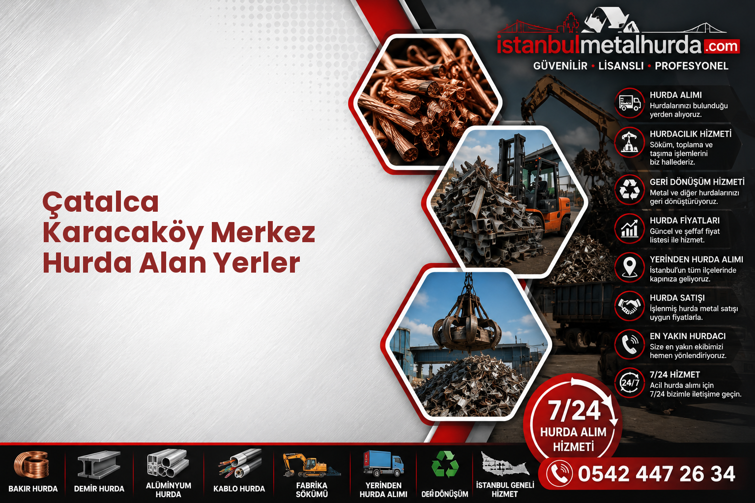 Çatalca Karacaköy Merkez Hurda Alan Yerler