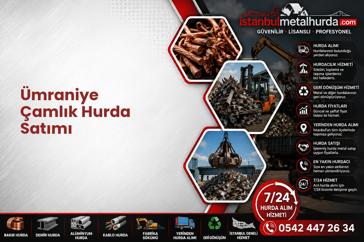 Ümraniye Çamlık Hurda Satımı