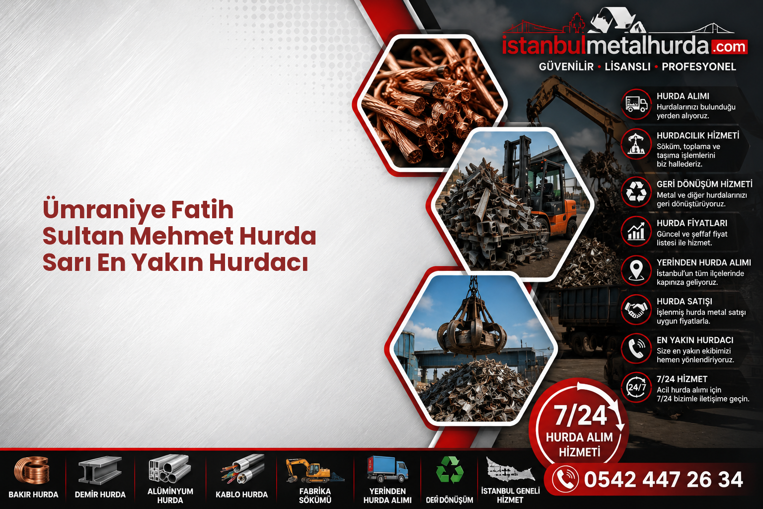 Ümraniye Fatih Sultan Mehmet Hurda Sarı En Yakın Hurdacı