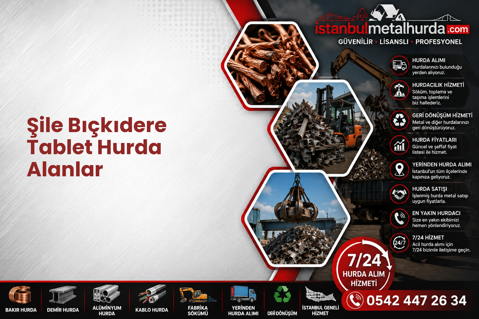 Şile Bıçkıdere Tablet Hurda Alanlar