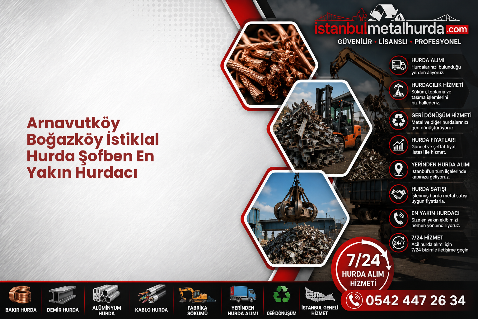 Arnavutköy Boğazköy İstiklal Hurda Şofben En Yakın Hurdacı