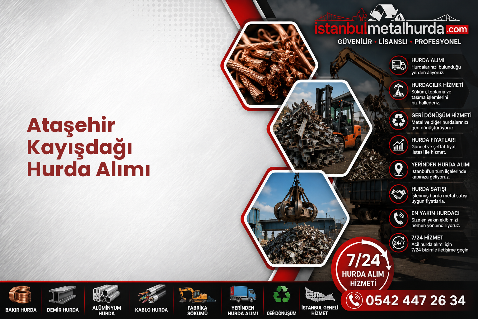 Ataşehir Kayışdağı Hurda Alımı