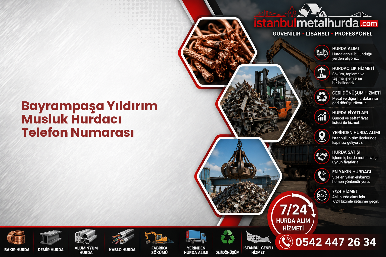Bayrampaşa Yıldırım Musluk Hurdacı Telefon Numarası