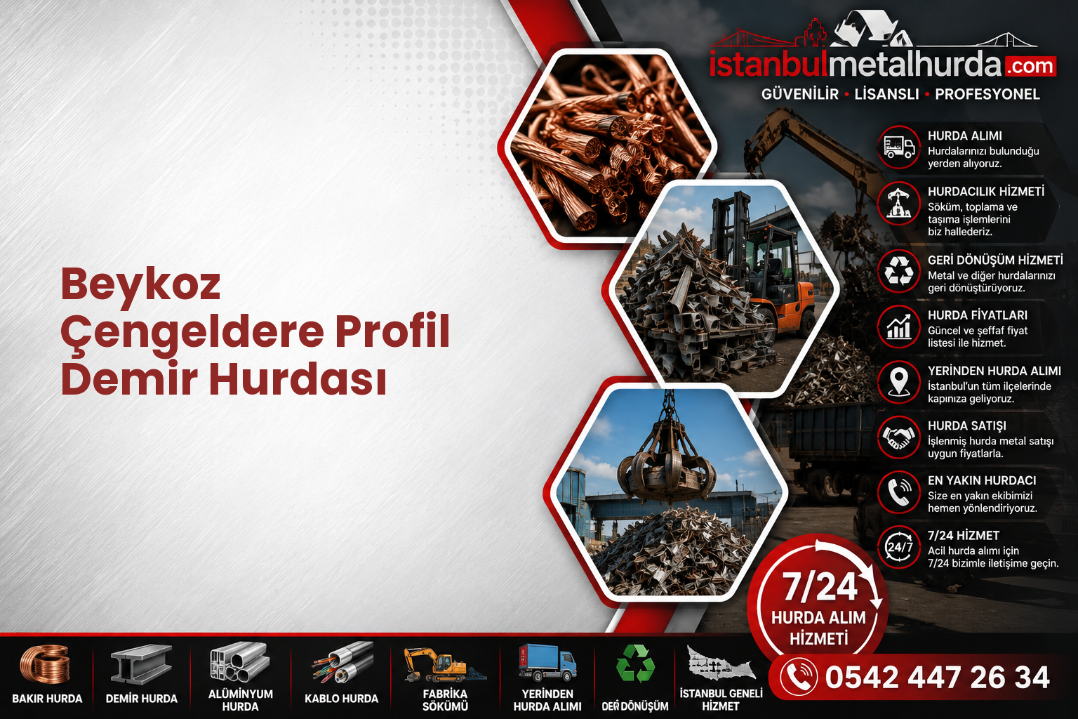Beykoz Çengeldere Profil Demir Hurdası