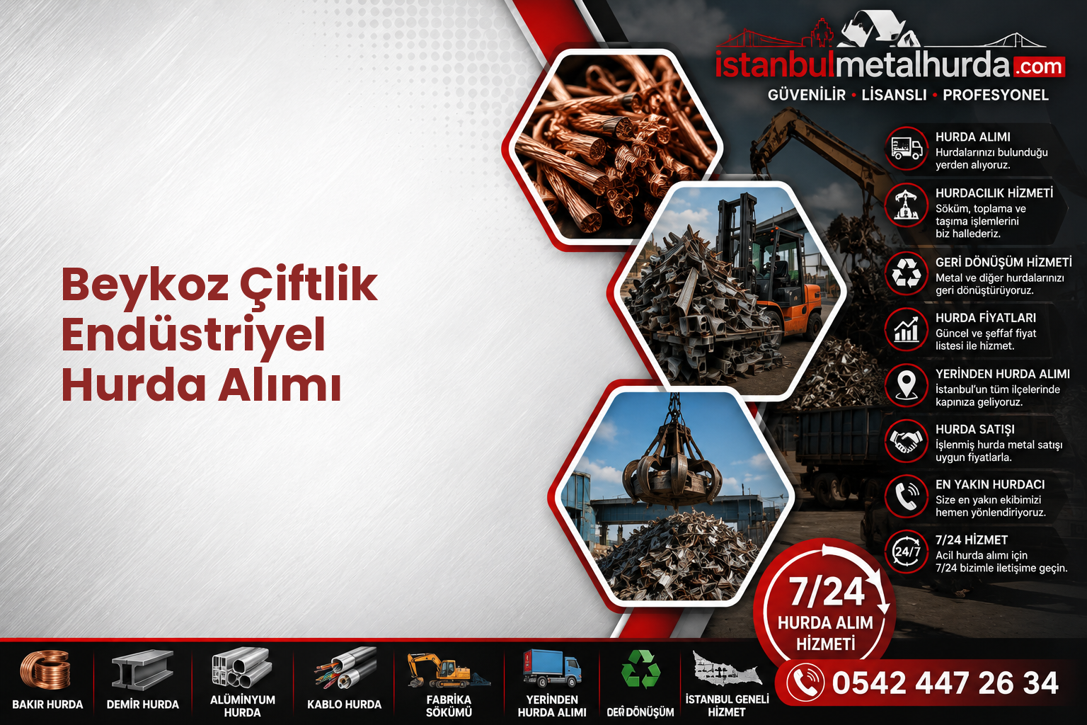 Beykoz Çiftlik Endüstriyel Hurda Alımı