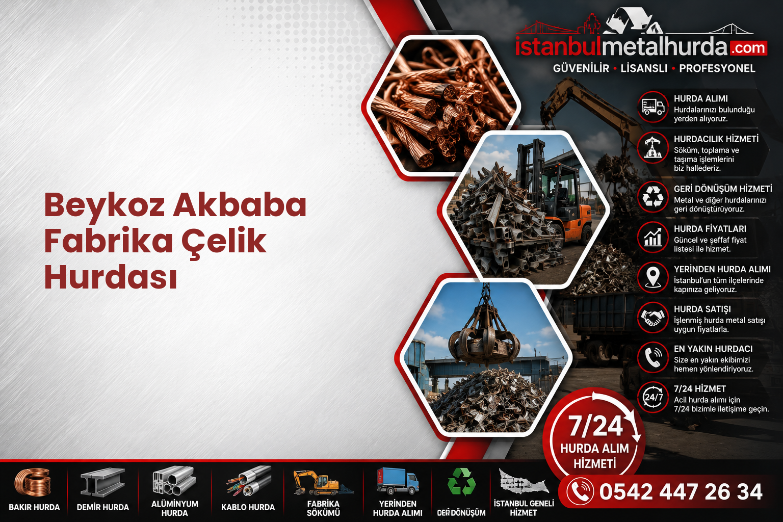 Beykoz Akbaba Fabrika Çelik Hurdası