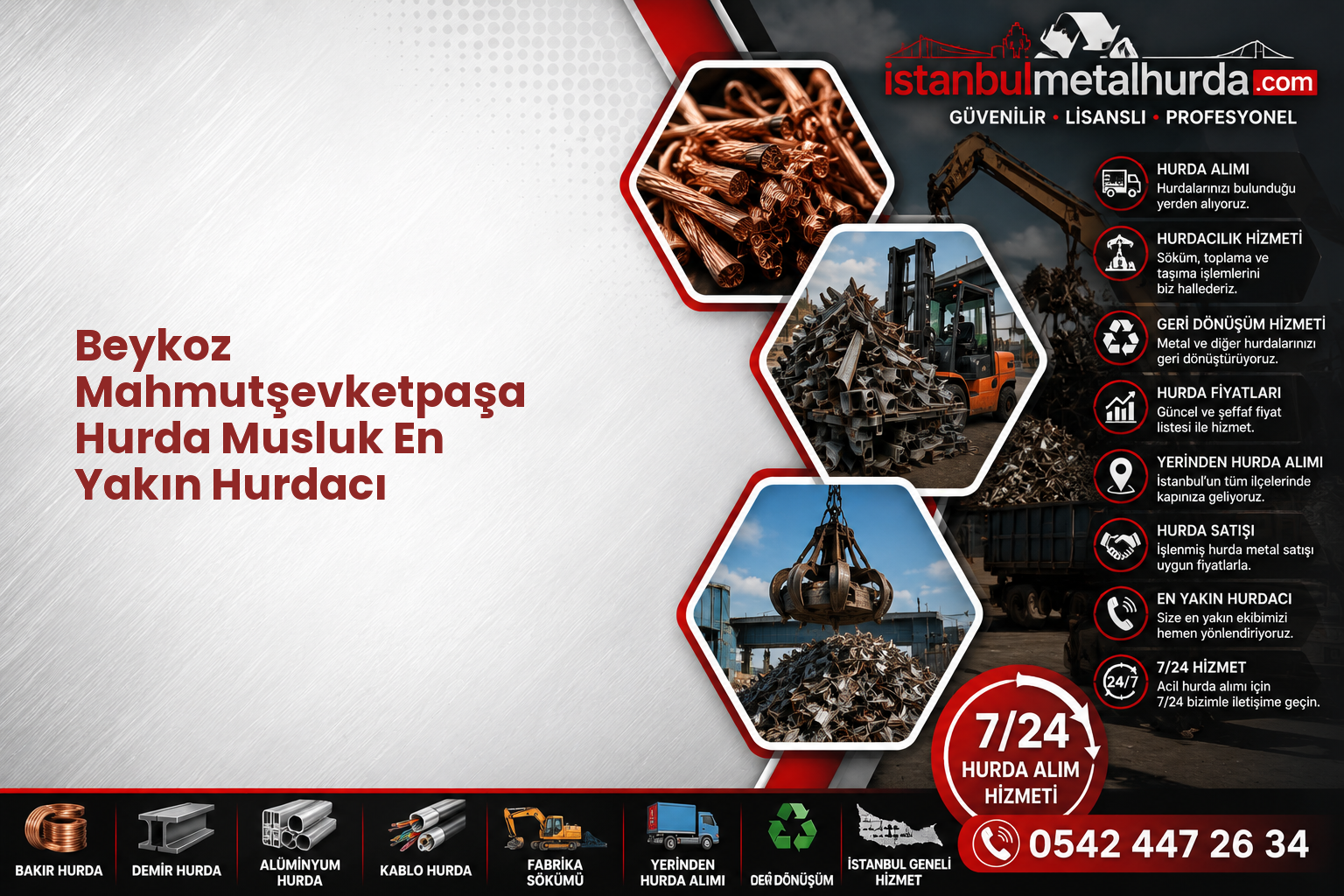 Beykoz Mahmutşevketpaşa Hurda Musluk En Yakın Hurdacı