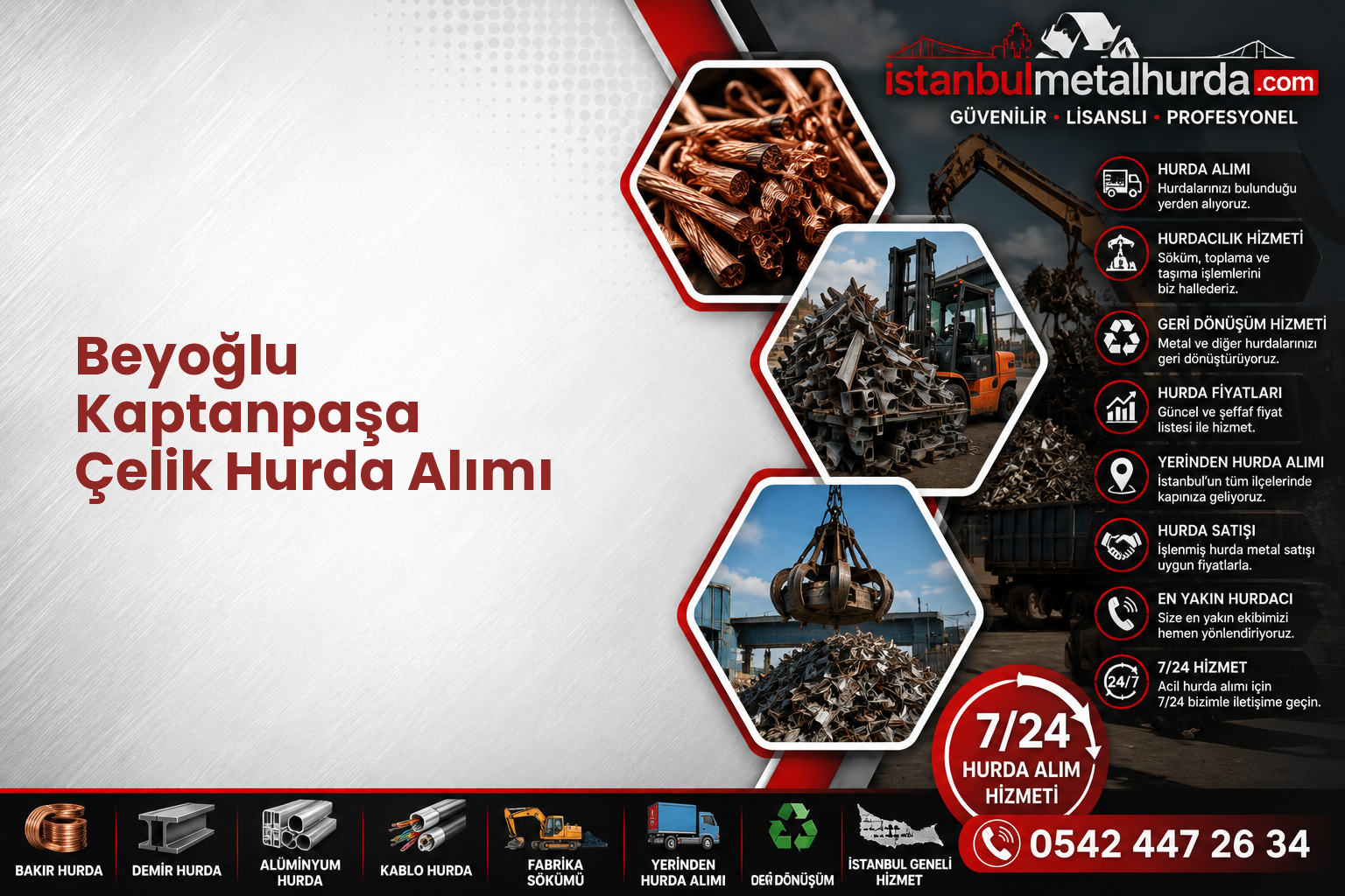 Beyoğlu Kaptanpaşa Çelik Hurda Alımı