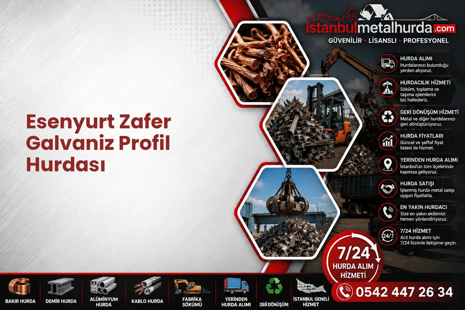 Esenyurt Zafer Galvaniz Profil Hurdası