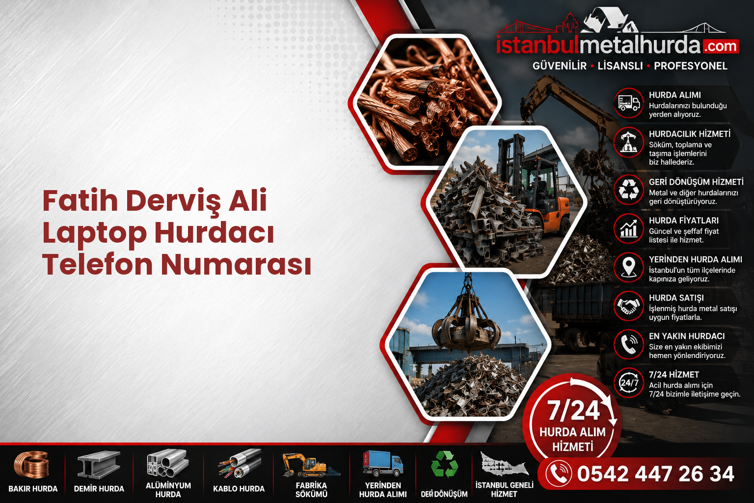 Fatih Derviş Ali Laptop Hurdacı Telefon Numarası