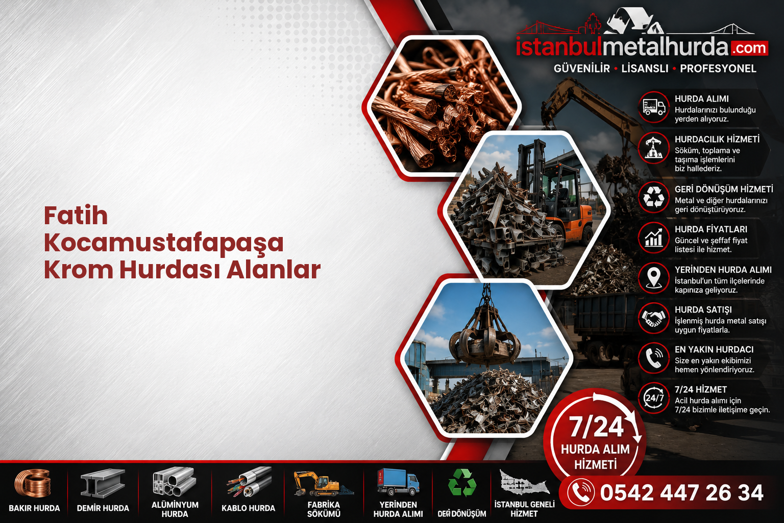 Fatih Kocamustafapaşa Krom Hurdası Alanlar