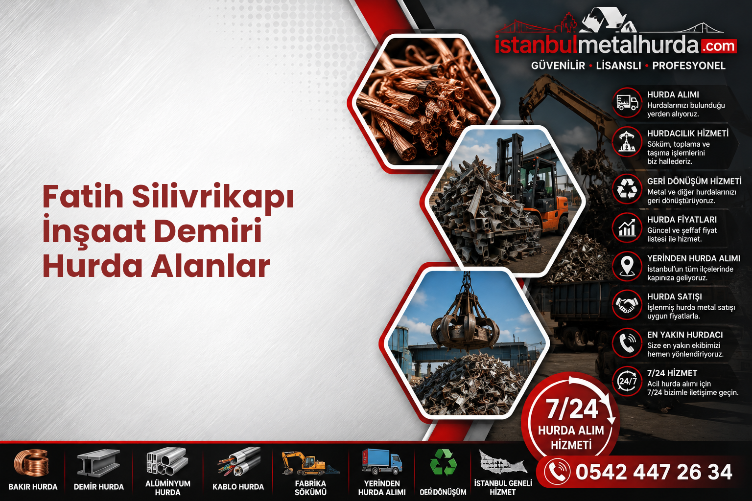 Fatih Silivrikapı İnşaat Demiri Hurda Alanlar