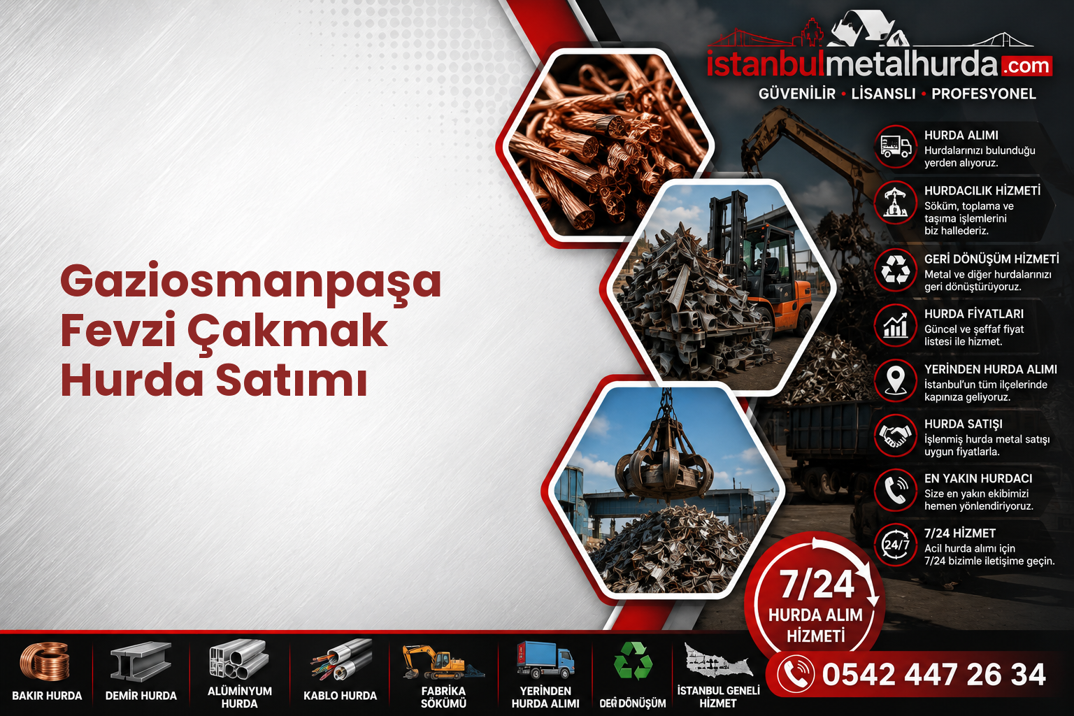 Gaziosmanpaşa Fevzi Çakmak Hurda Satımı
