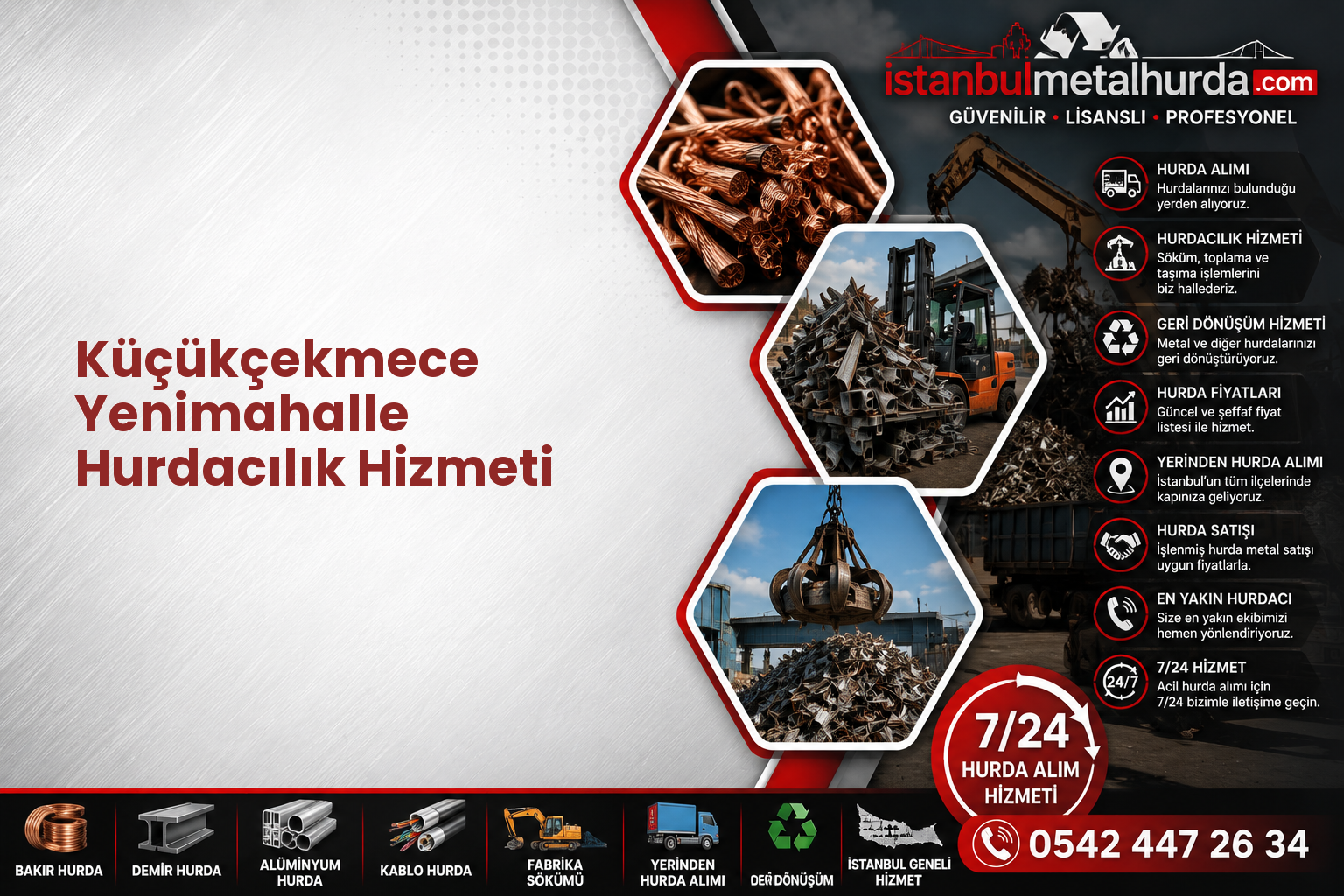 Küçükçekmece Yenimahalle Hurdacılık Hizmeti