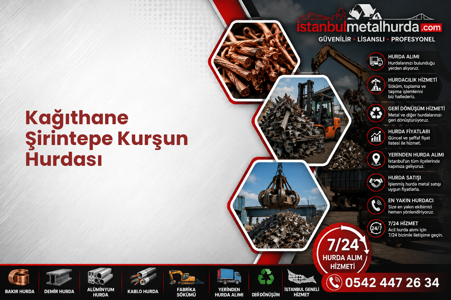 Kağıthane Şirintepe Kurşun Hurdası