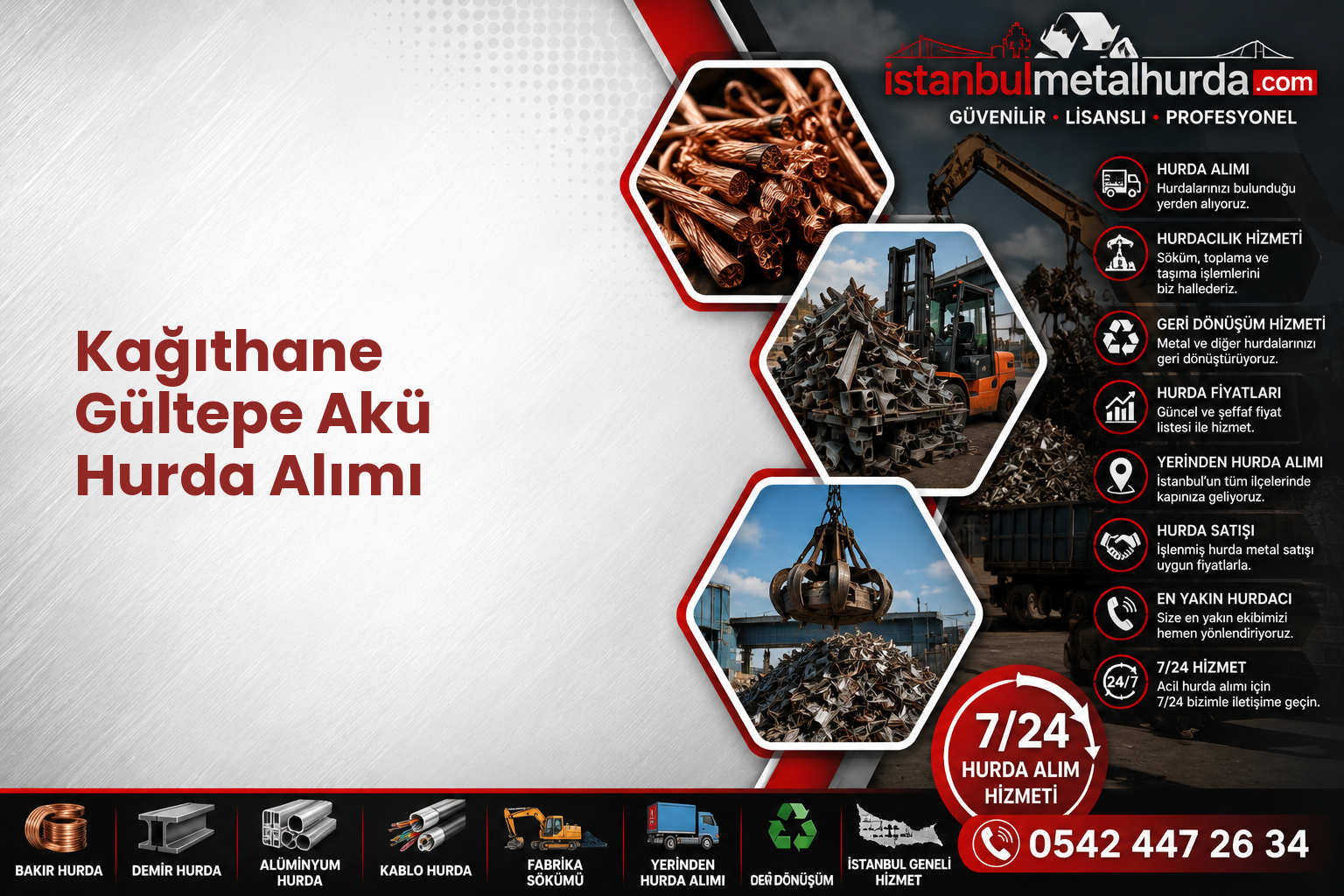 Kağıthane Gültepe Akü Hurda Alımı
