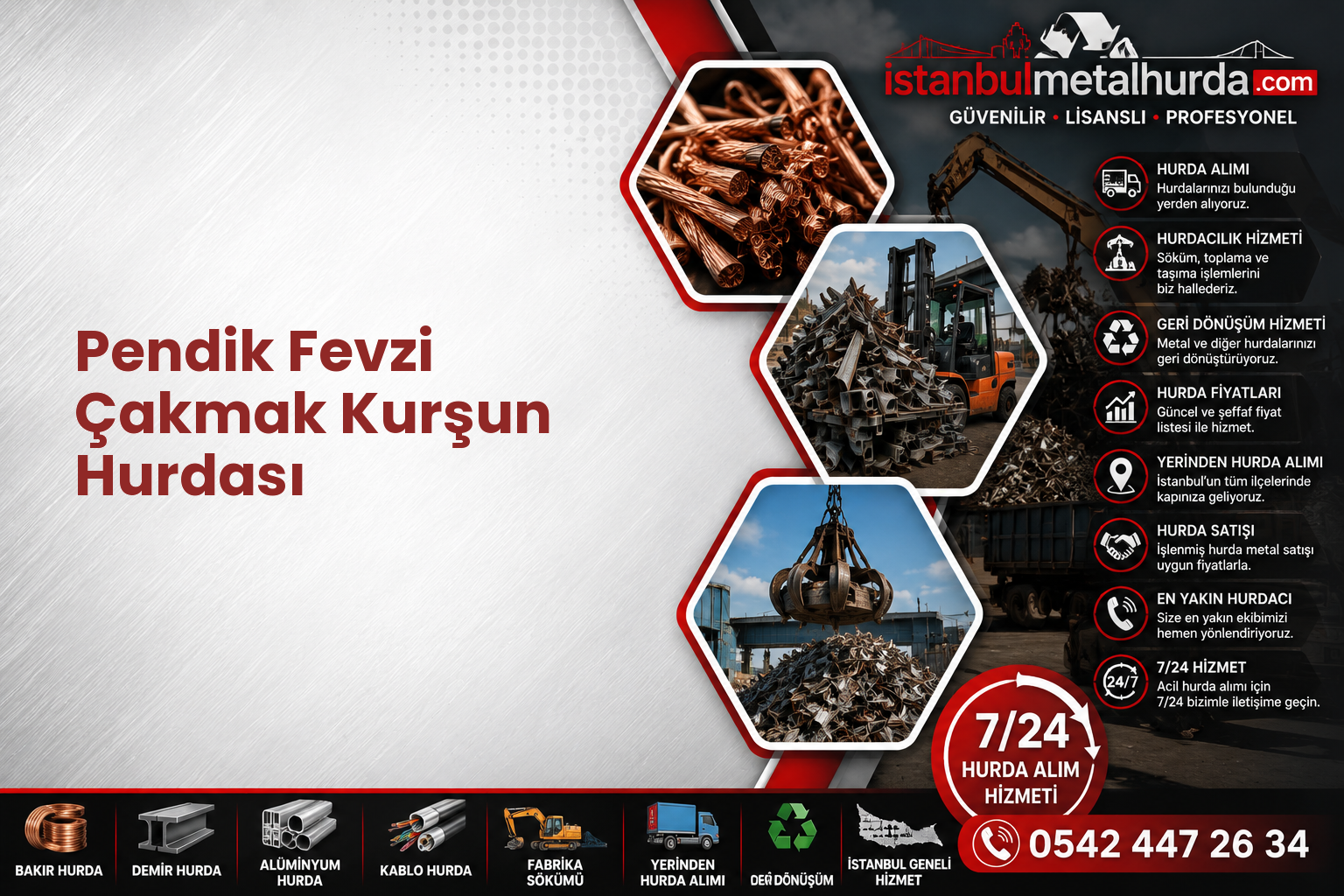 Pendik Fevzi Çakmak Kurşun Hurdası
