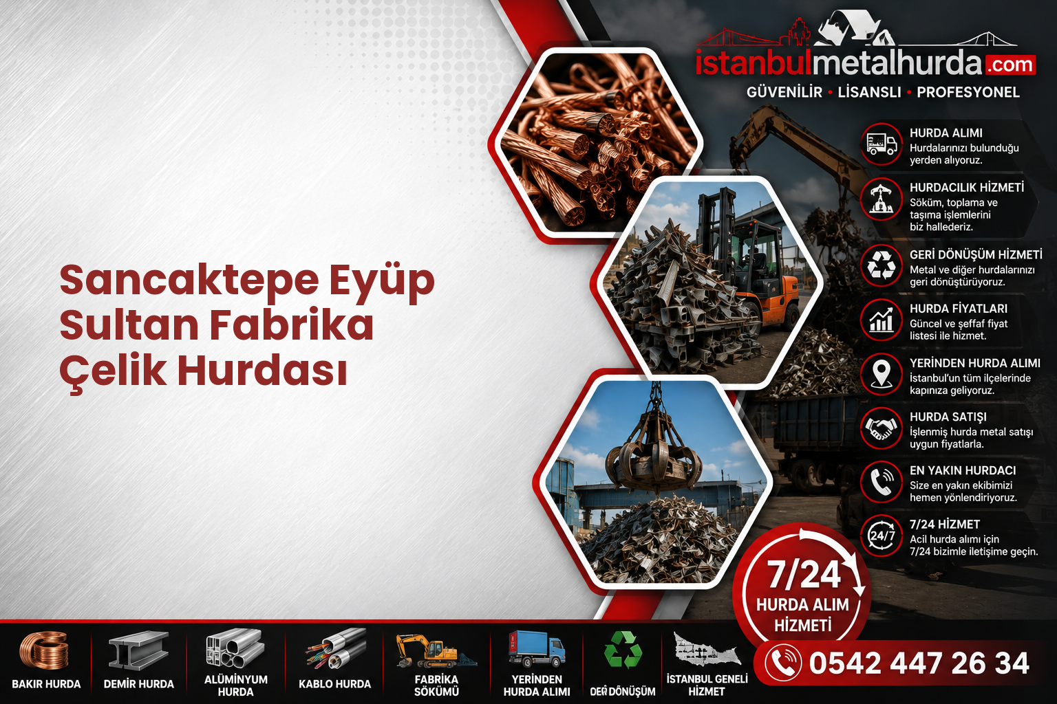 Sancaktepe Eyüp Sultan Fabrika Çelik Hurdası