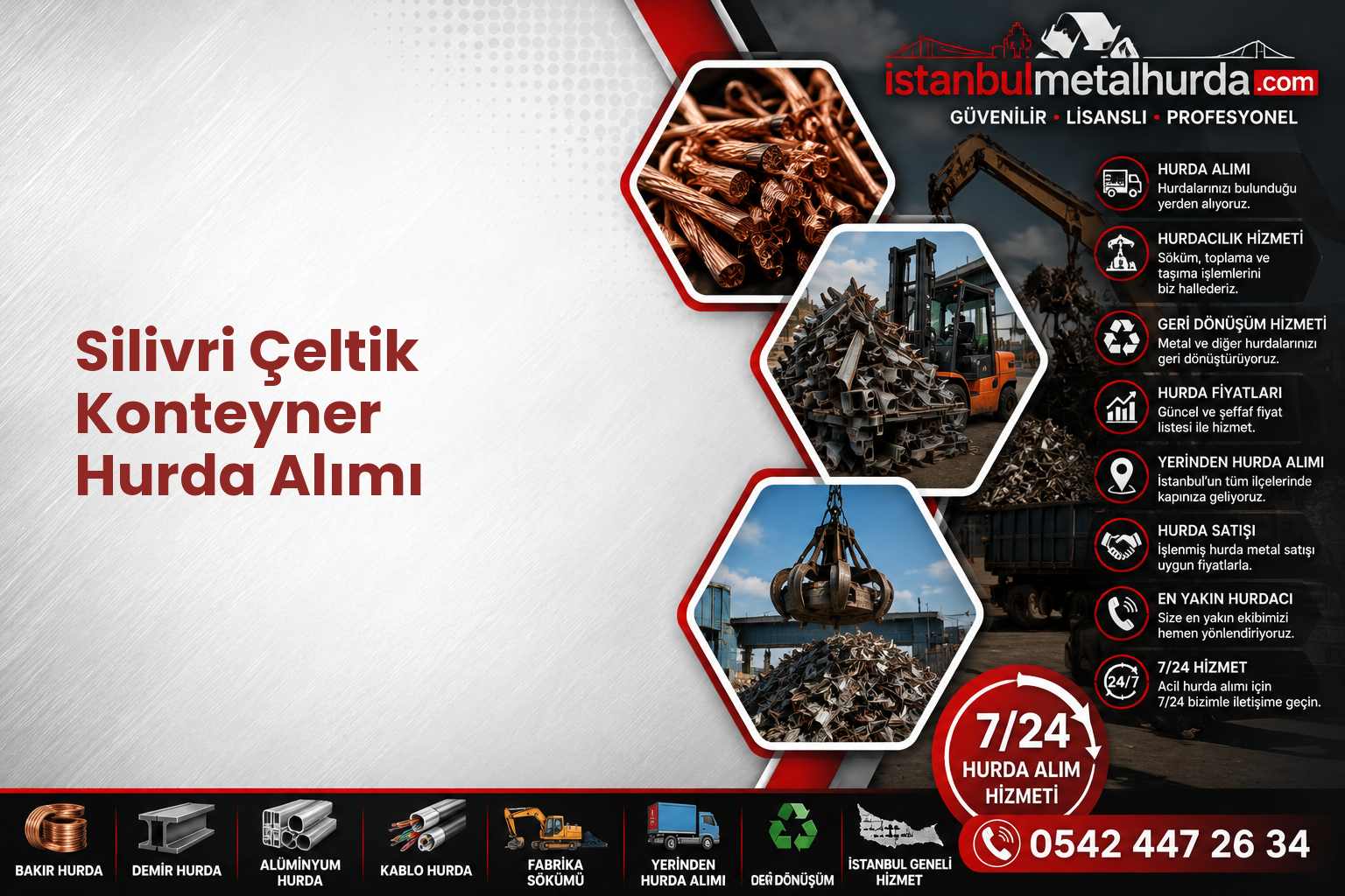 Silivri Çeltik Konteyner Hurda Alımı