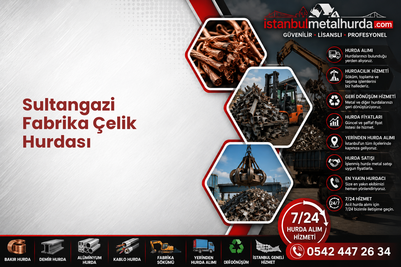 Sultangazi Fabrika Çelik Hurdası