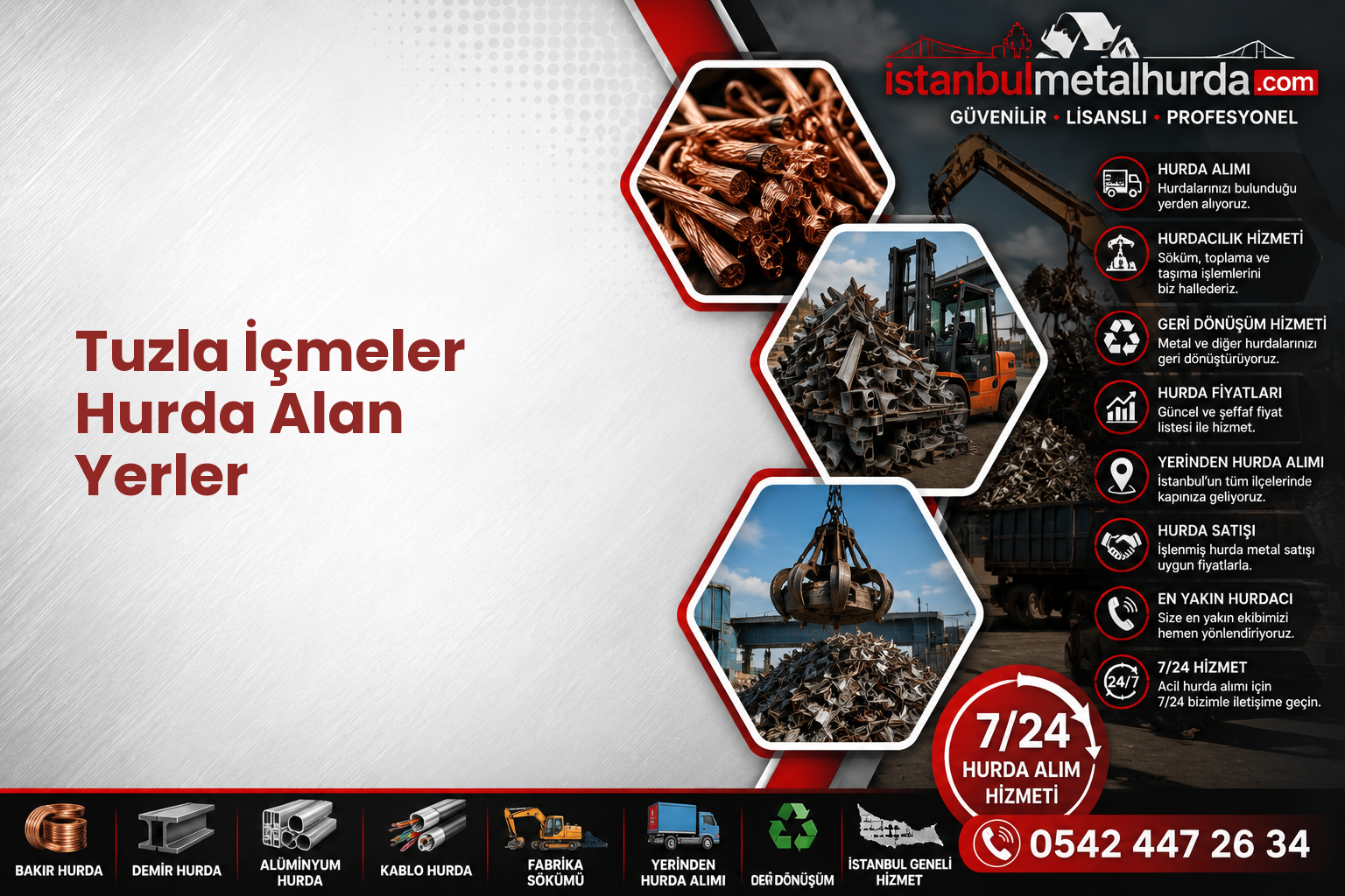Tuzla İçmeler Hurda Alan Yerler