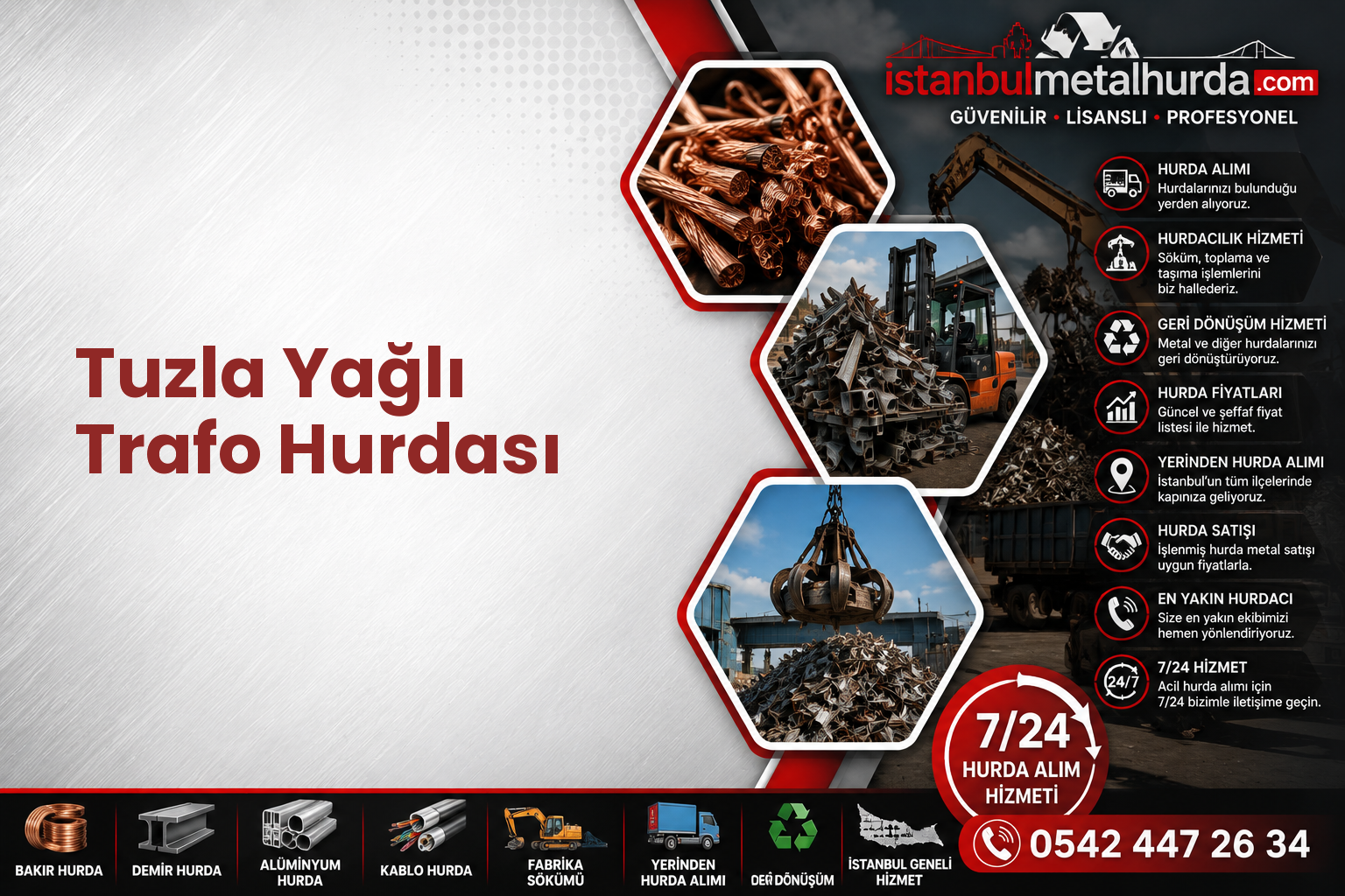 Tuzla Yağlı Trafo Hurdası