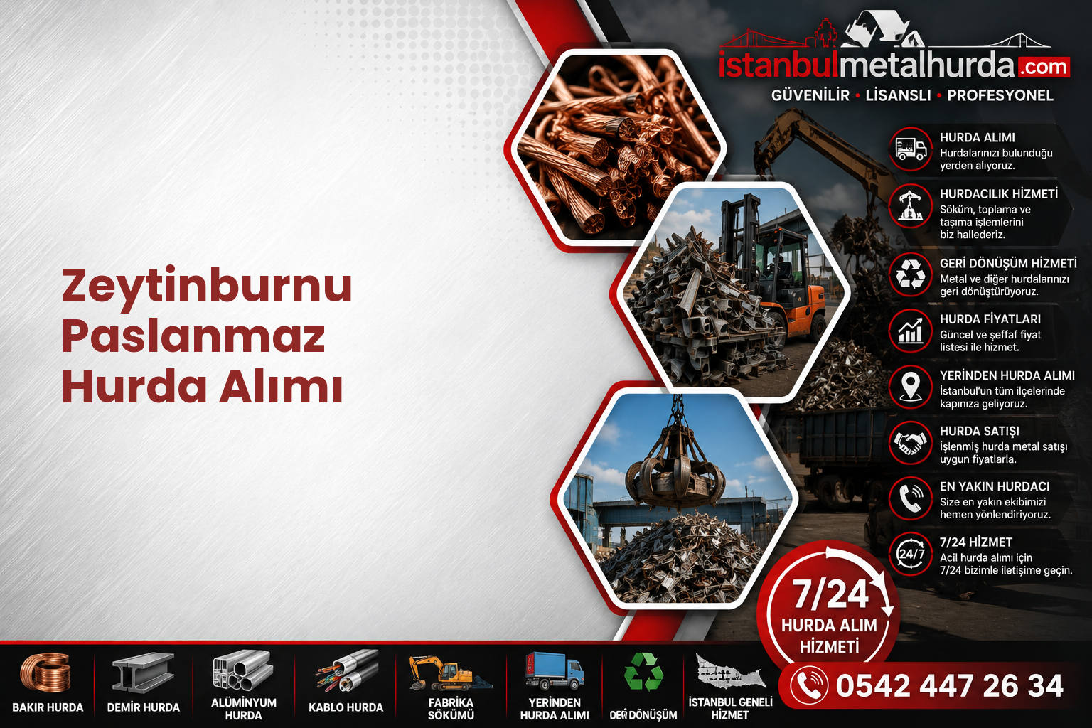 Zeytinburnu Paslanmaz Hurda Alımı